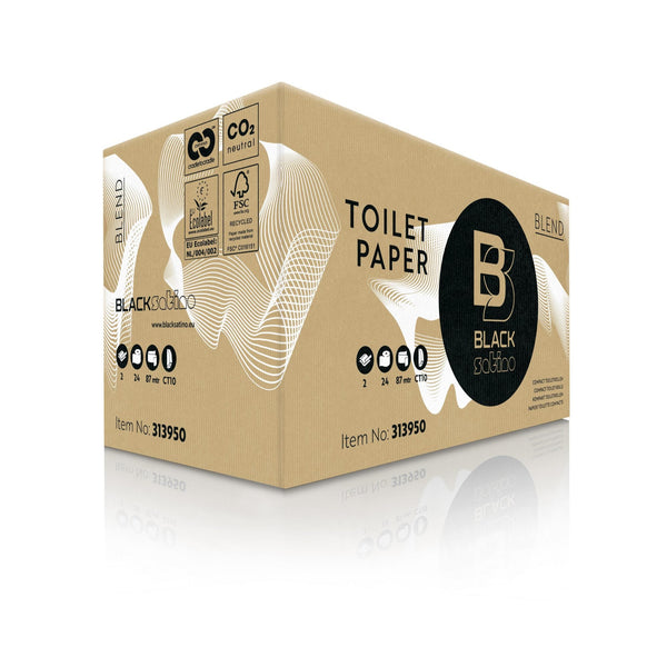 Toilettenpapier Karton Satino Black, 24 Rollen