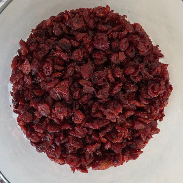 Cranberries gesüßt mit Apfeldicksaft