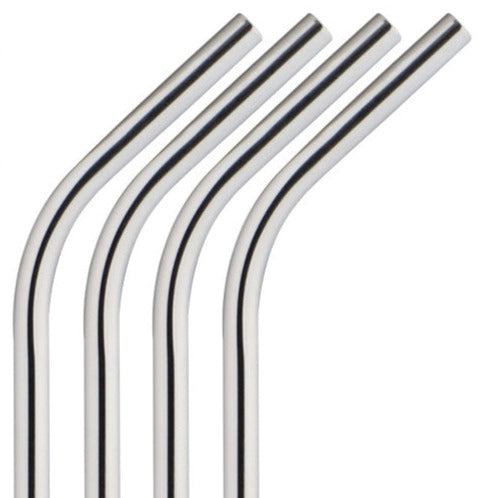 Trinkhalm Metall gebogen