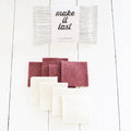 Abschminkpads, natur + rosarot / Kosmetikpads aus Baumwolle - 8er Set, zero waste + plastikfrei